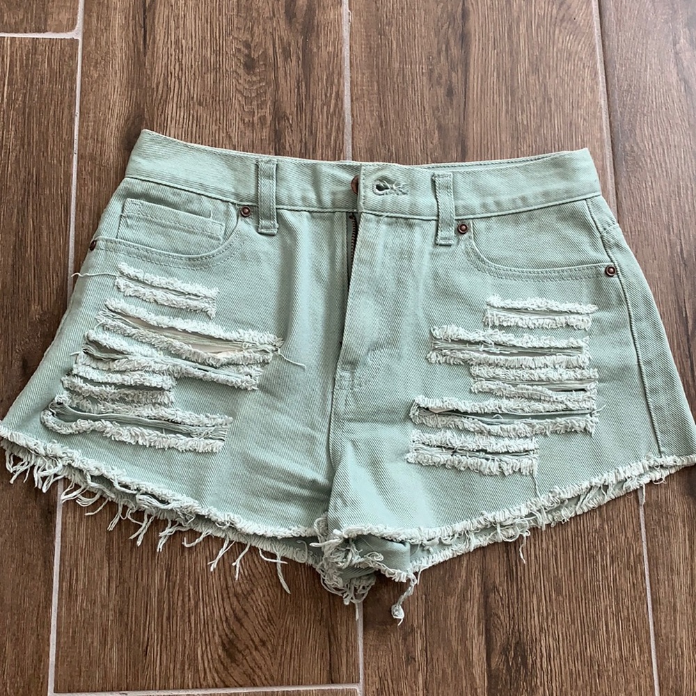 Forever 21 Distressed Jean Shorts Size 26